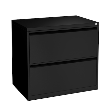 Officesource Lateral File Collection 2 Drawer Lateral File OS8362BK
